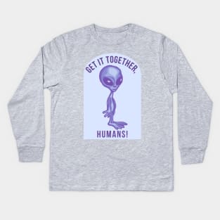 Get It Together Humans Kids Long Sleeve T-Shirt